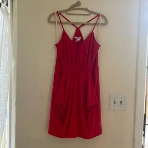 Hot Pink BCBG Dress with pockets